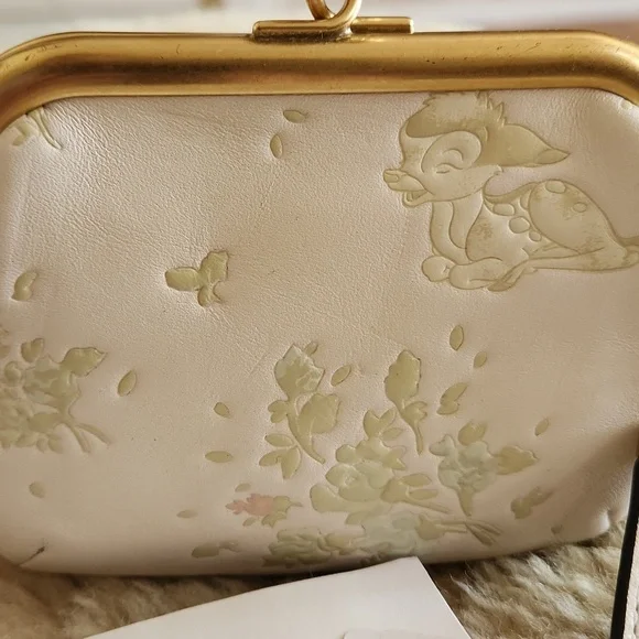 Adorable NWT Coach Disney X Bambi Kisslock Wallet 🤍🦌🩷 - Picture 2 of 16